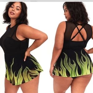 Torrid Disney Maleficent Swim dress